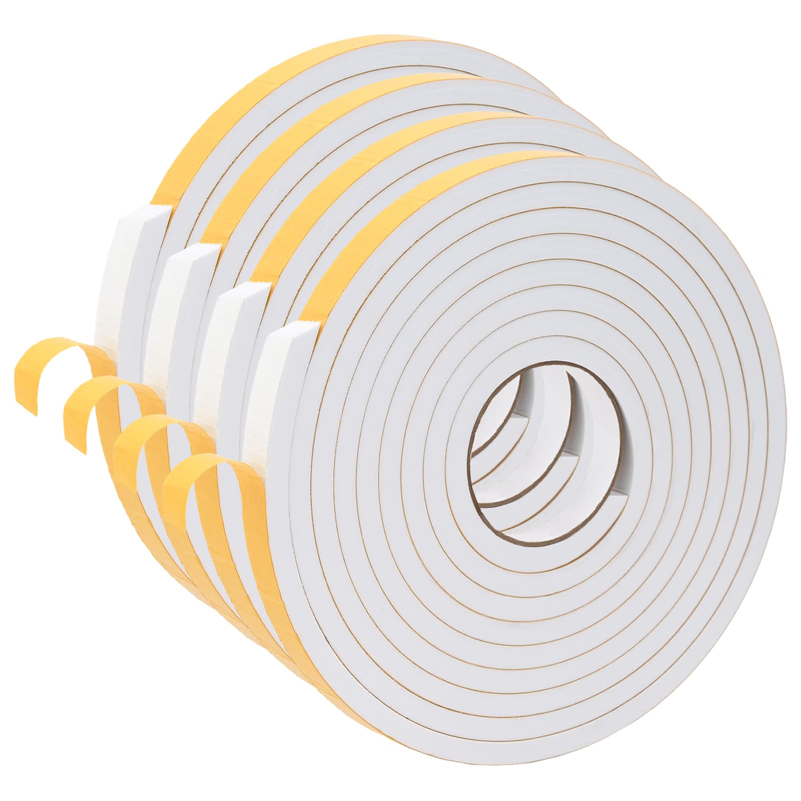 Zelfklevende schuimtape 4 pcs Wit 20mm x 5m CR Schuim