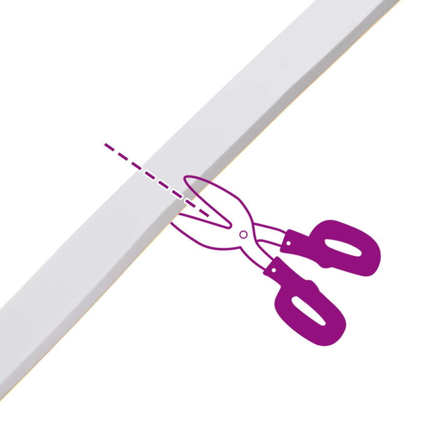 Zelfklevende schuimtape 10 pcs Wit 20mm x 5m CR Schuim