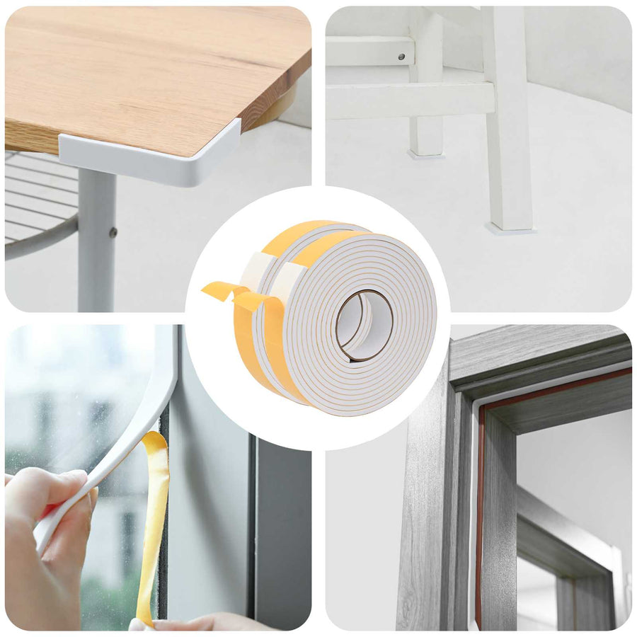 Zelfklevende schuimtape 2 pcs Wit 30mm x 5m CR Schuim