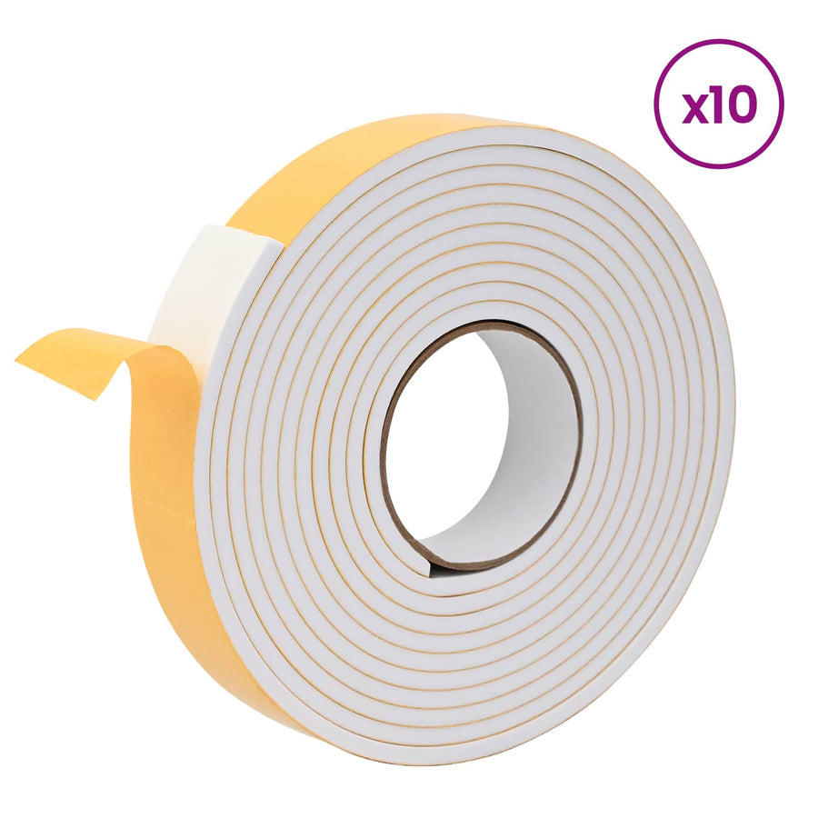 Zelfklevende schuimtape 10 pcs Wit 30mm x 5m CR Schuim