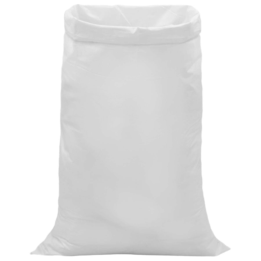 Geweven zakken 10 pcs Wit 80 x 125 cm PP