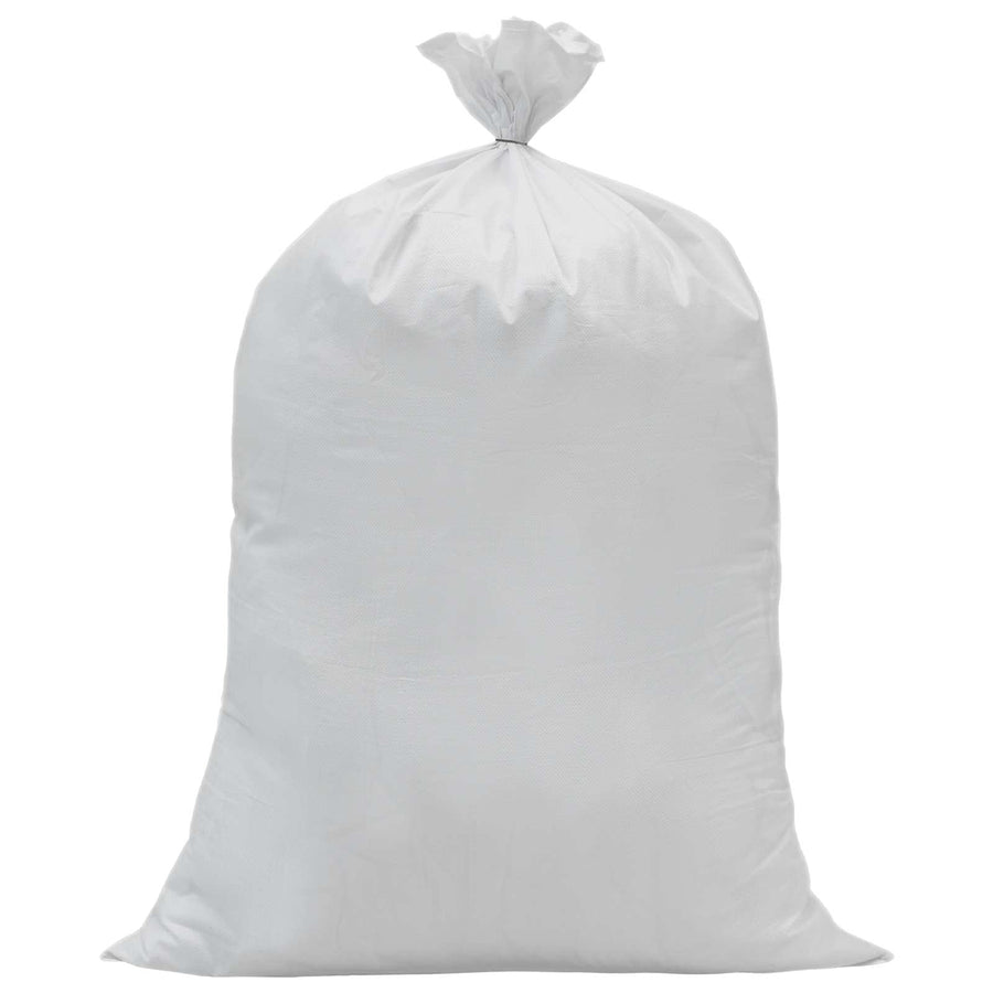Geweven zakken 10 pcs Wit 80 x 125 cm PP