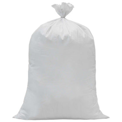 Geweven zakken 50 pcs Wit 80 x 125 cm PP