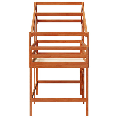 Hoogslaper Waskleur Bruin 90 x 190 cm Massief grenenhout