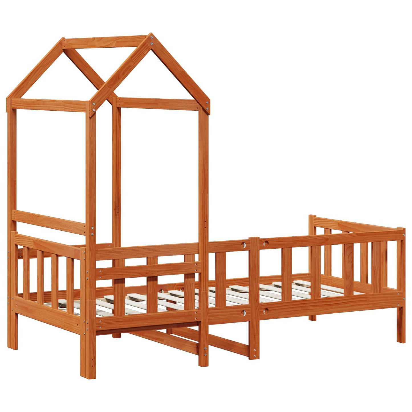 Dagbed Set Wasbruin Massief grenenhout