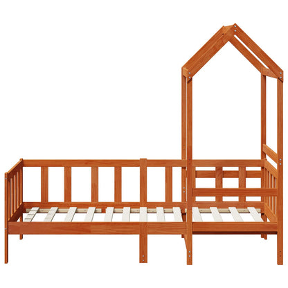 Dagbed Set Wasbruin Massief grenenhout