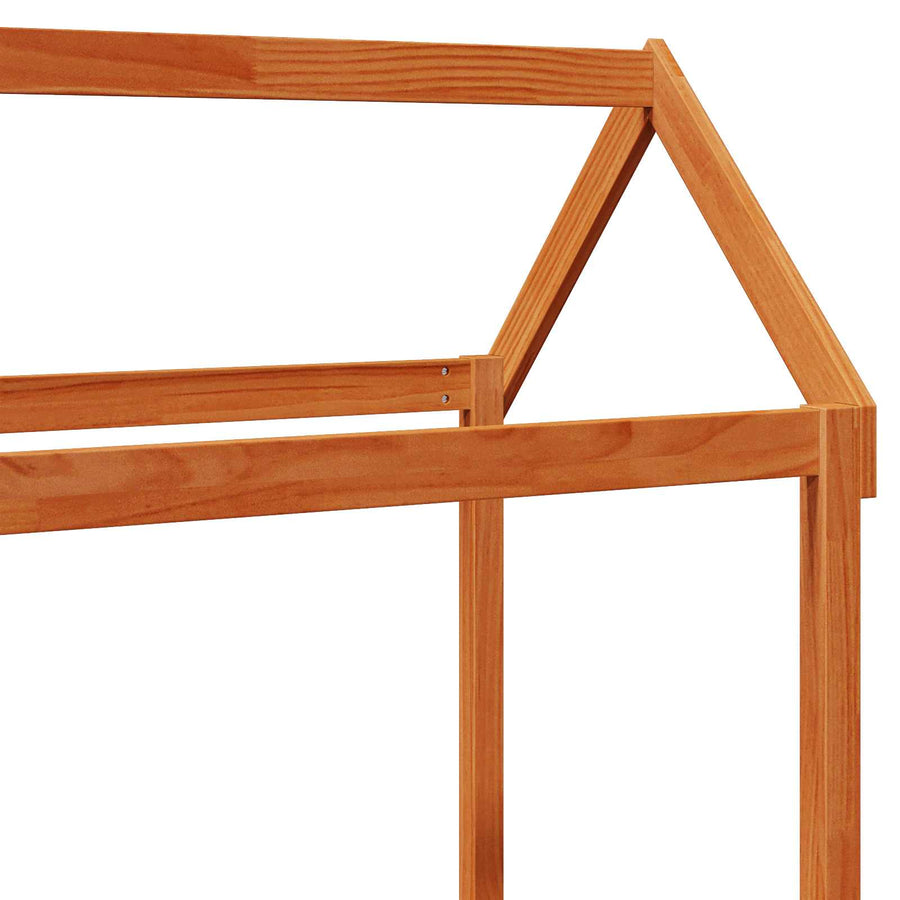 Dagbed Set Wasbruin Massief grenenhout