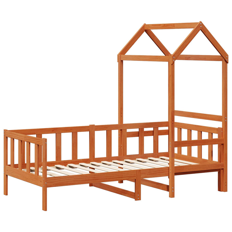 Dagbed Set Wasbruin Massief grenenhout