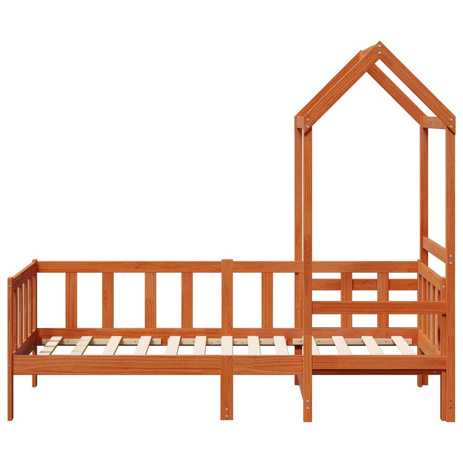 Dagbed Set Wasbruin Massief grenenhout