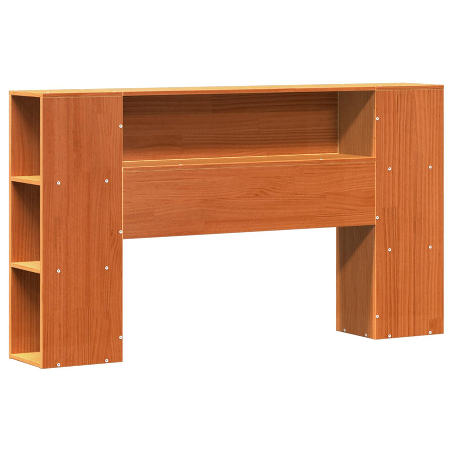 Boekenkast Bedframe Wasbruin 140 x 200 cm Massief Vurenhout