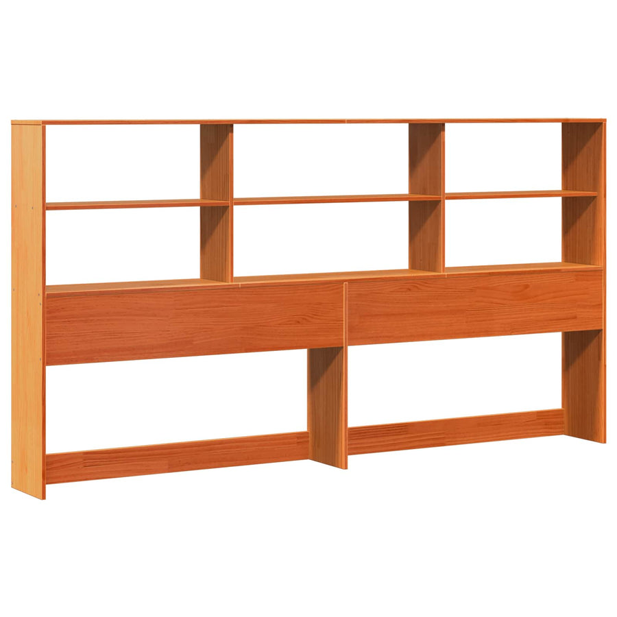 Boekenkast Bedframe Wasbruin 180 x 200 cm Massief Vurenhout