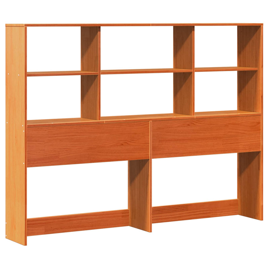 Boekenkast Bedframe Wasbruin 160 x 200 cm Massief Vurenhout