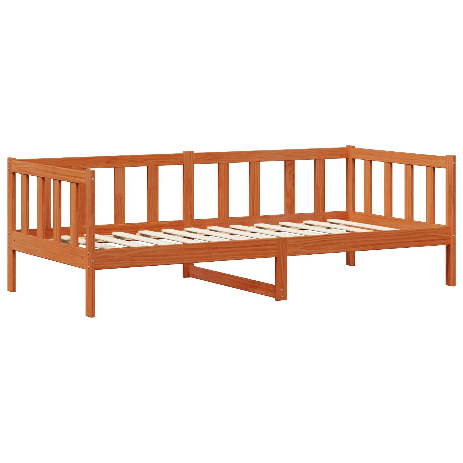 Dagtbed met matras met hoofdeinde Wasp Bruin en Wit 90 x 200 cm