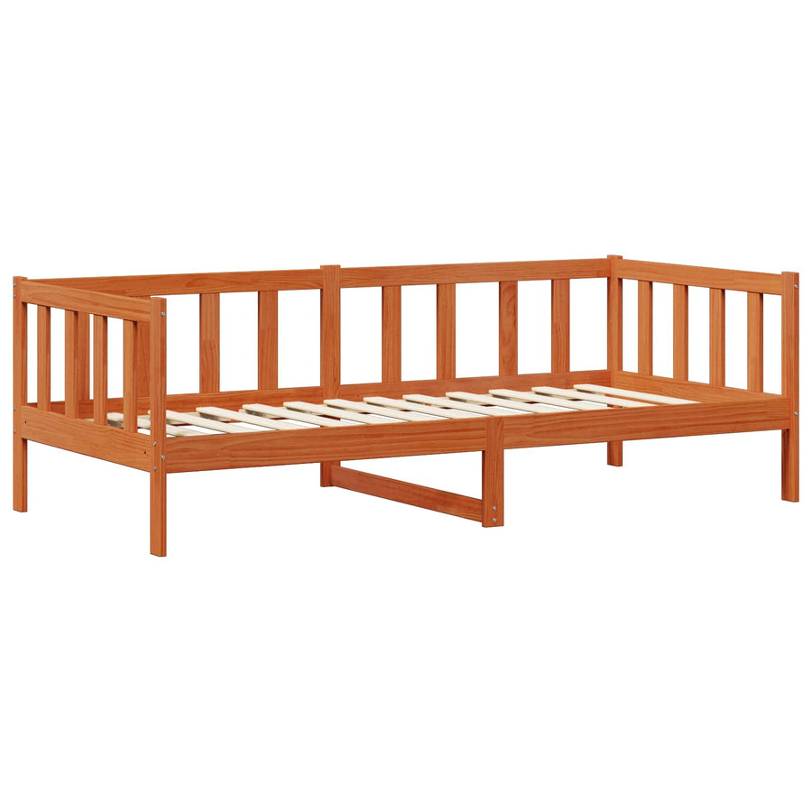 Dagtbed met matras met hoofdeinde Wasp Bruin en Wit 90 x 200 cm
