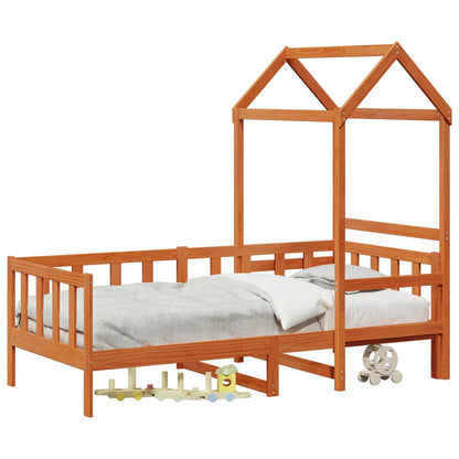 Dagbed Set 2 pcs Wasbruin Massief grenenhout