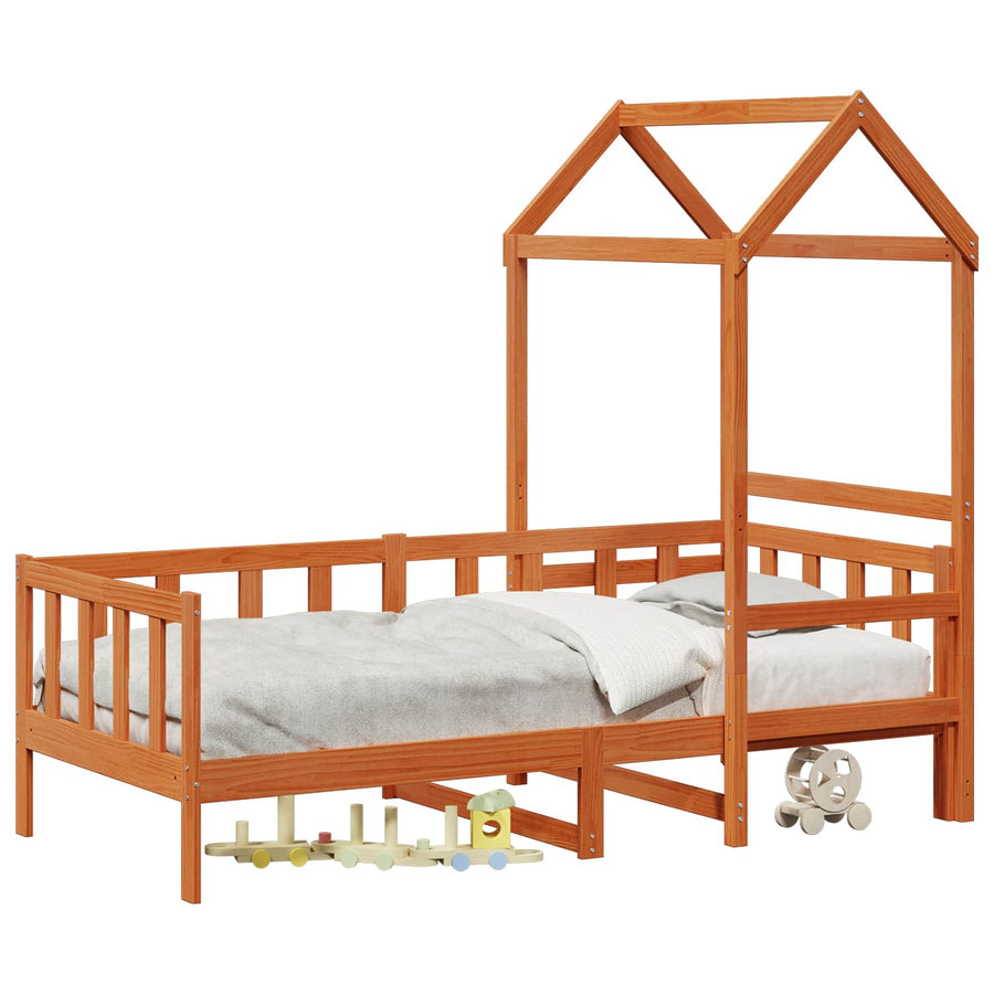 Dagbed Set 2 pcs Wasbruin Massief grenenhout