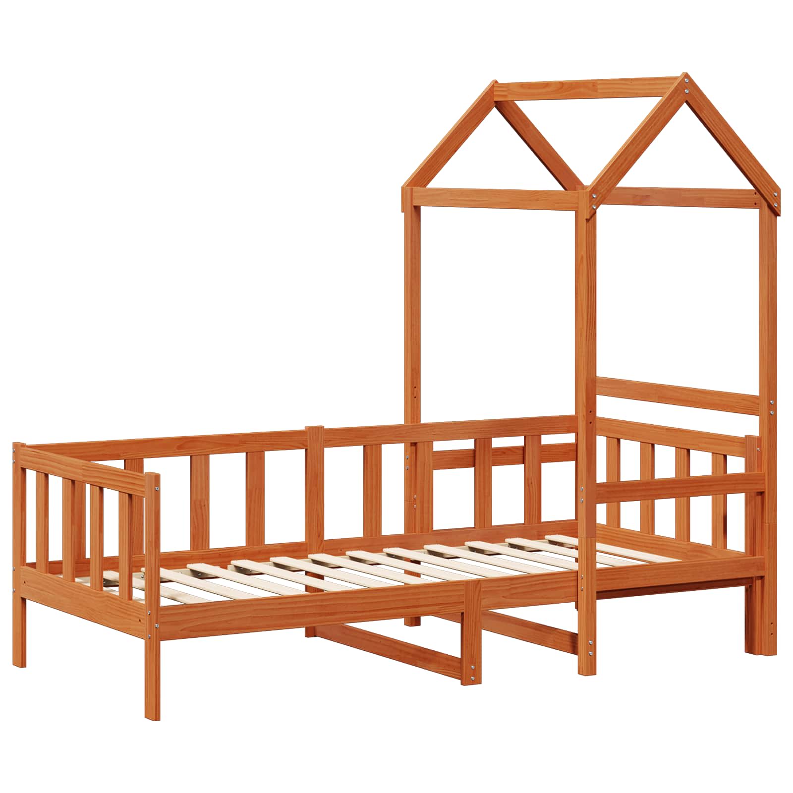 Dagbed Set 2 pcs Wasbruin Massief grenenhout