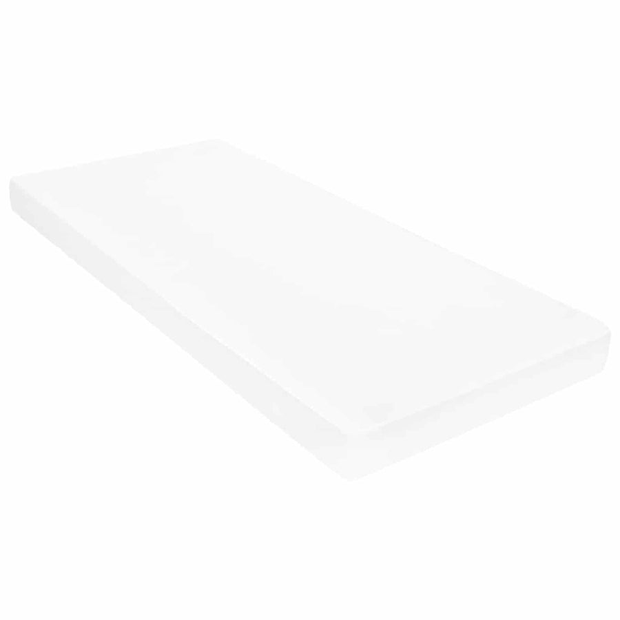 Dagtbed met matras Gewaxd Bruin en Wit 90 x 200 cm