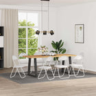 Folding Chair 8 pcs White 48 x 43.5 x 81 cm Faux Leather