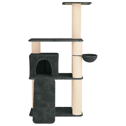 Kattenboom met sisal krabpalen Donkergrijs 173 cm