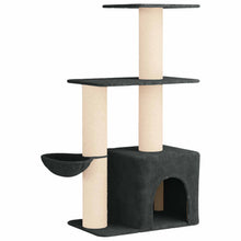 Kattenboom met sisal krabpalen Donkergrijs 133 cm