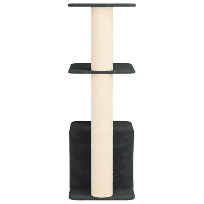 Kattenboom met sisal krabpalen Donkergrijs 133 cm