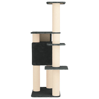 Kattenboom met sisal krabpalen Donkergrijs 183 cm