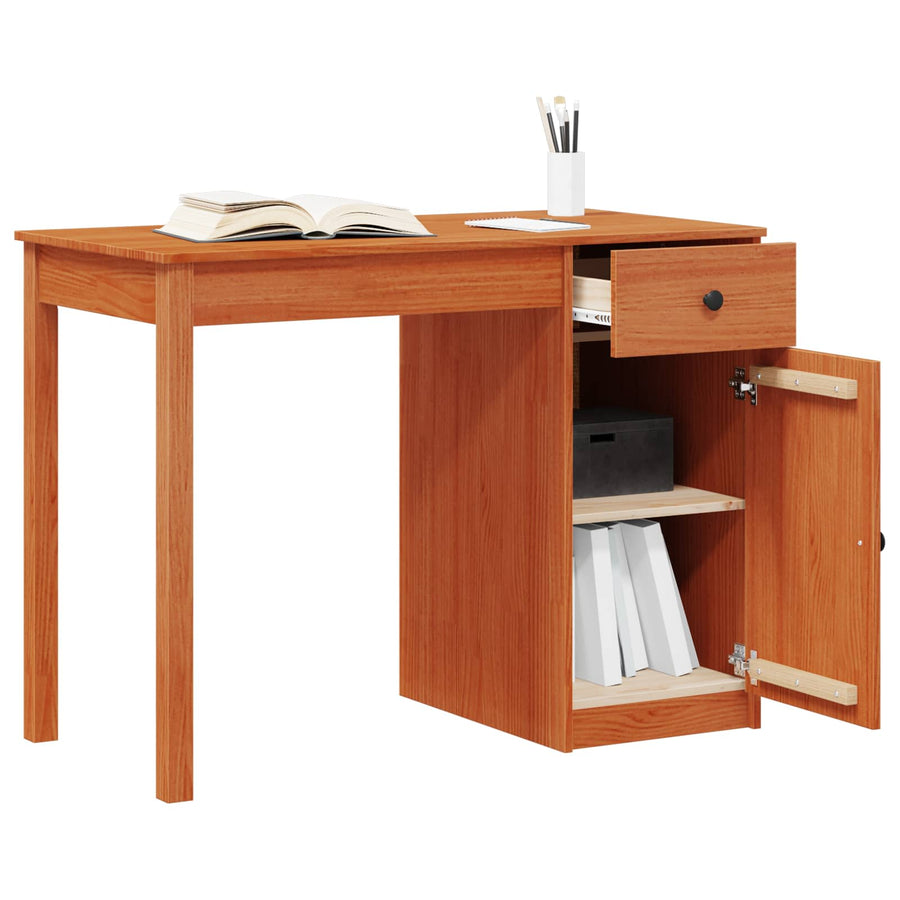 Bureau Waskleur Bruin 100 x 50 x 74 cm Massief grenenhout