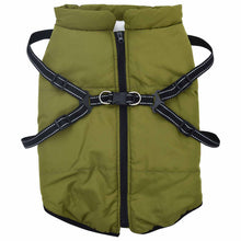 Hondenjas Legergroen L44 Fleece en polyester