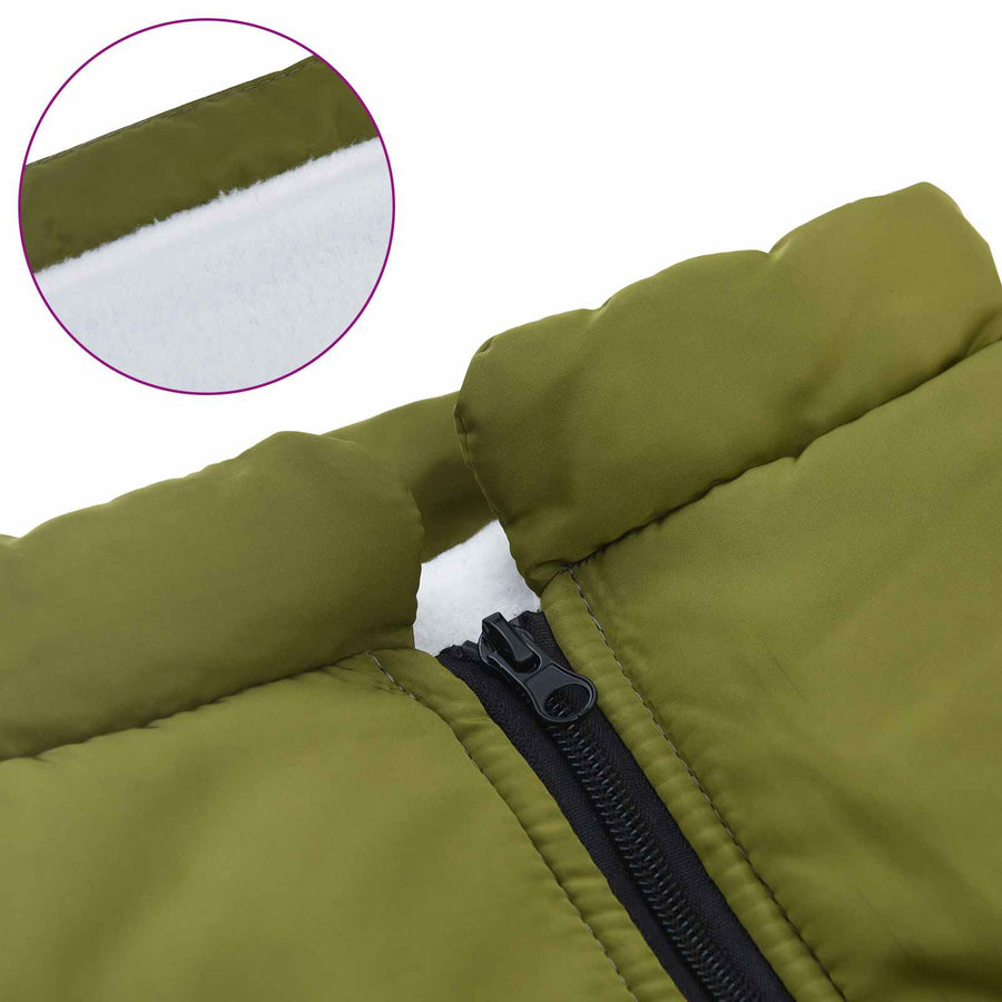 Hondenjas Legergroen L52 Fleece en polyester