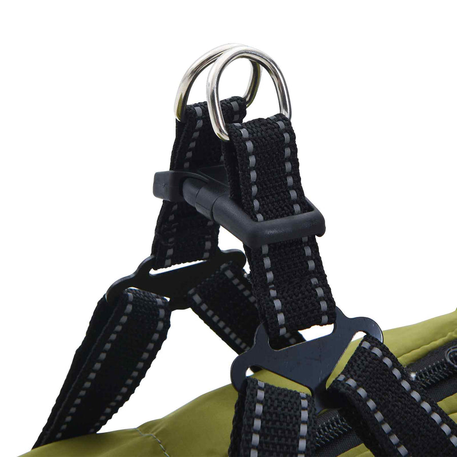 Hondenjas Legergroen L52 Fleece en polyester
