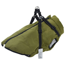 Hondenjas Legergroen L68 Fleece en polyester