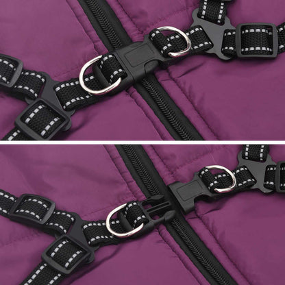Hondenjas Paars L68 Fleece en polyester