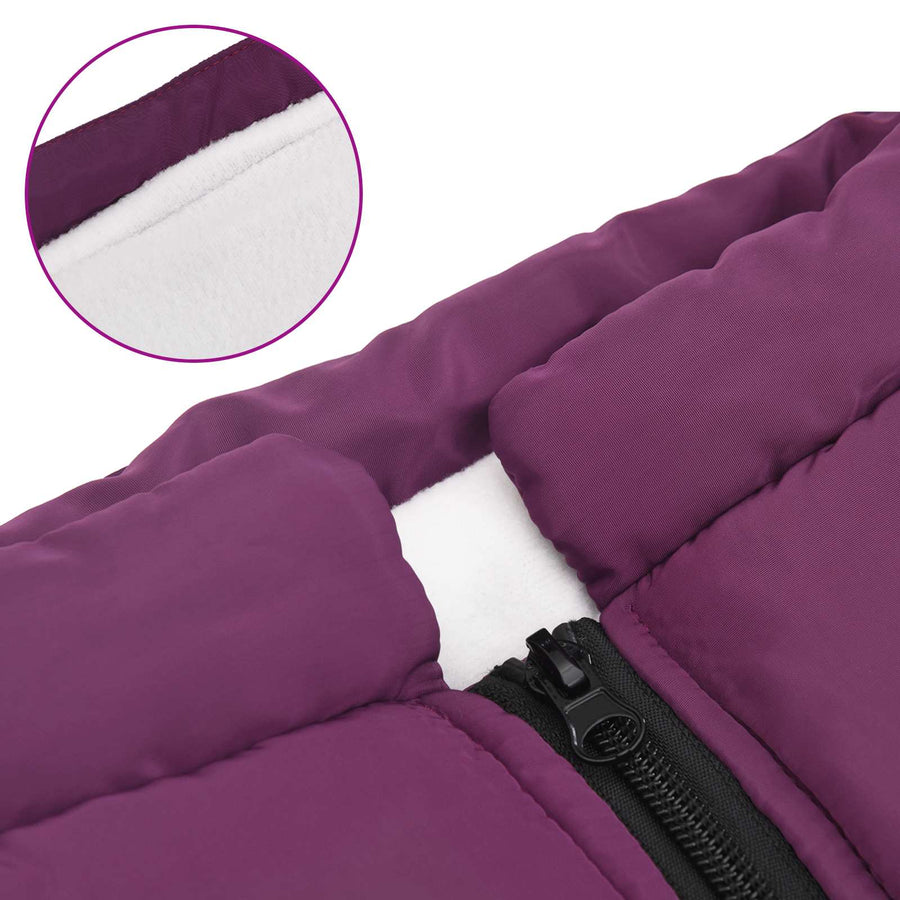 Hondenjas Paars L68 Fleece en polyester