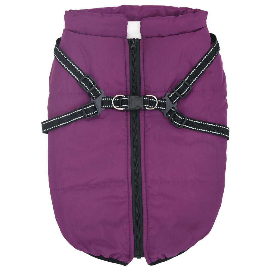 Hondenjas Paars L68 Fleece en polyester