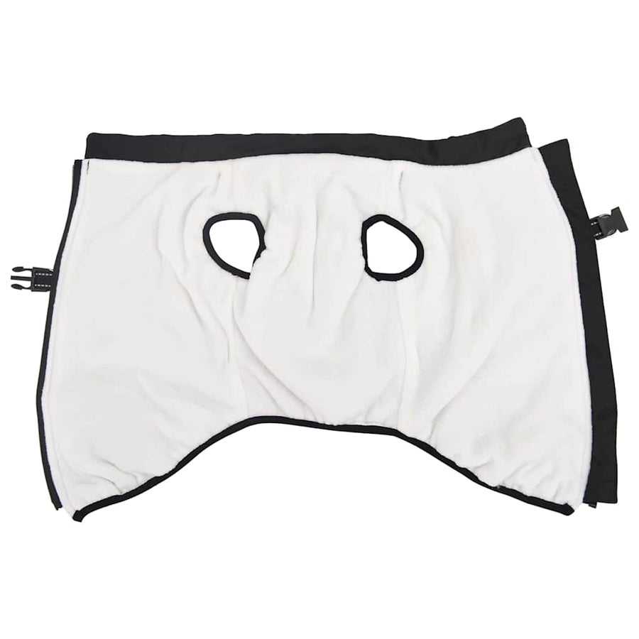 Hondenjas met harnas Zwart 3XL Fleece en polyester