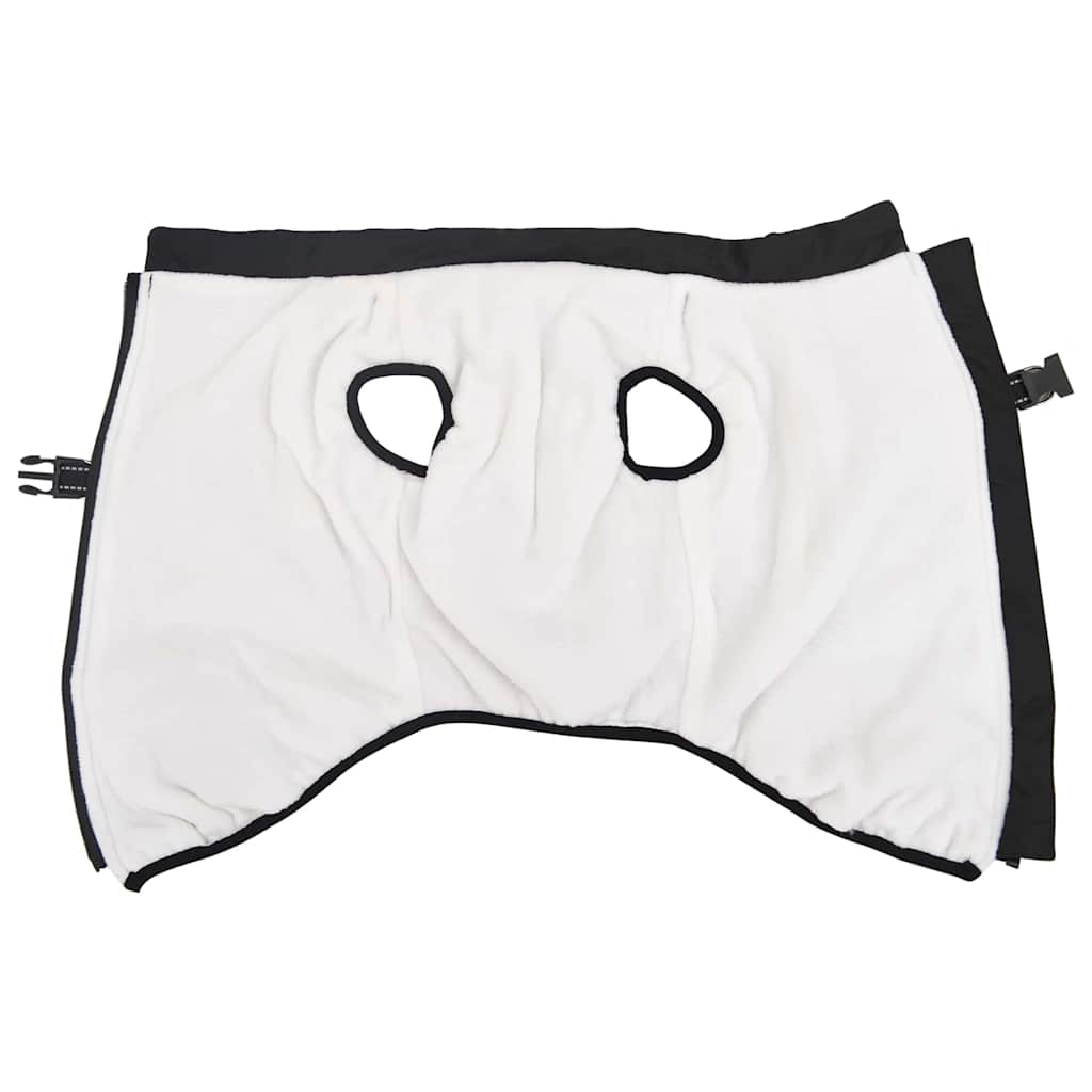 Hondenjas met harnas Zwart 4XL Fleece en polyester