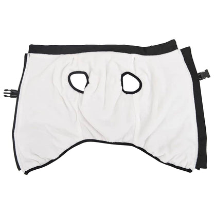 Hondenjas met harnas Zwart 4XL Fleece en polyester