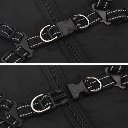 Hondenjas Zwart L52 Fleece en polyester