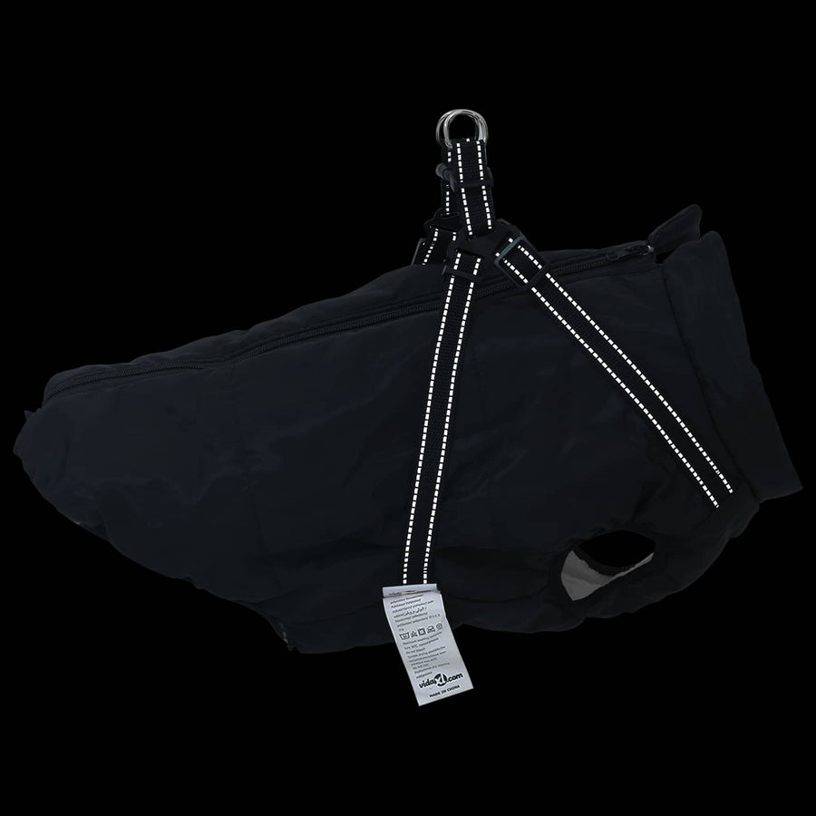 Hondenjas Zwart L68 Fleece en polyester