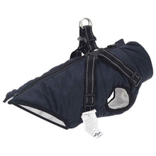 Hondenjas Marineblauw L40 Fleece en polyester