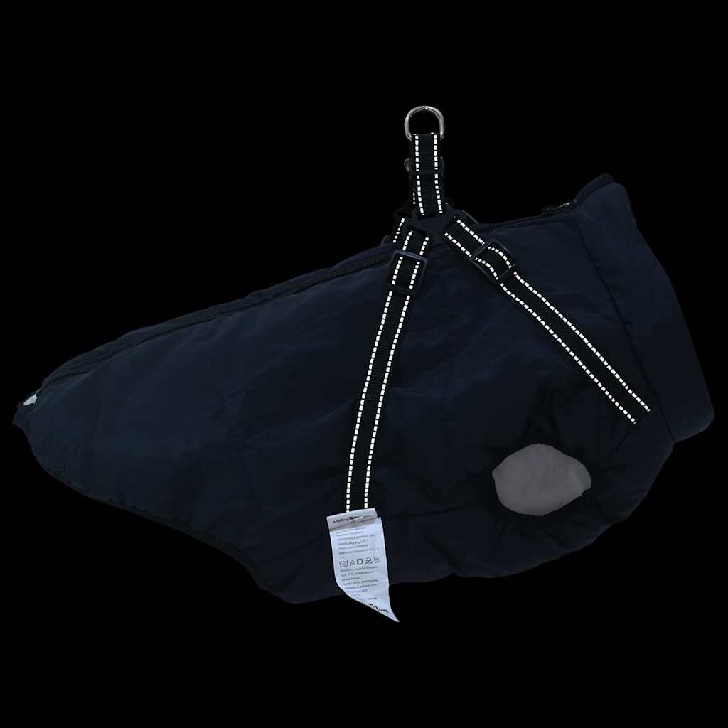 Hondenjas met harnas Marineblauw 5XL Fleece en polyester