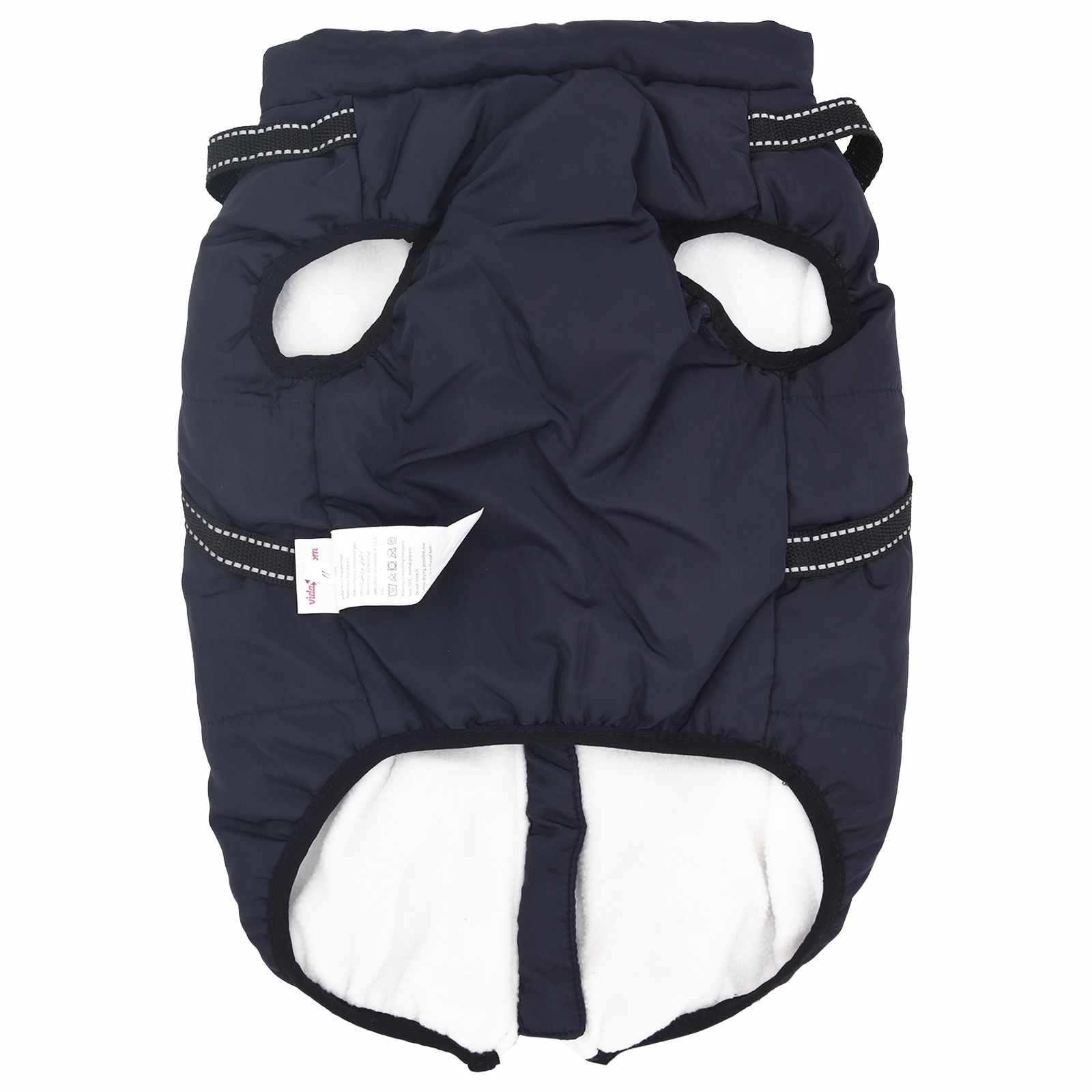 Hondenjas Marineblauw L68 Fleece en polyester