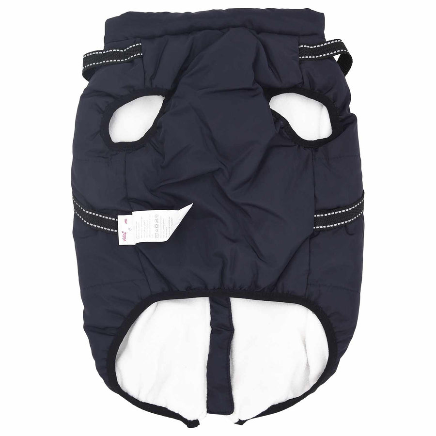 Hondenjas Marineblauw L68 Fleece en polyester
