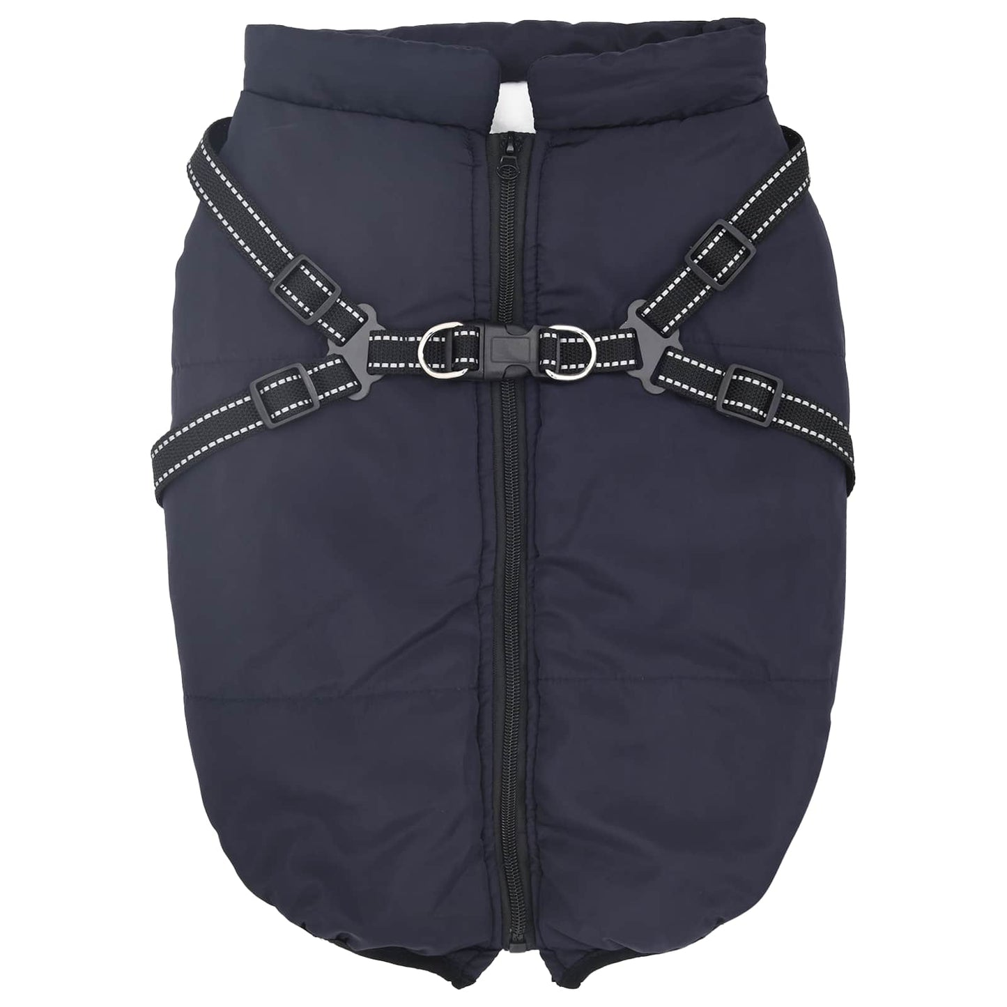 Hondenjas Marineblauw L68 Fleece en polyester
