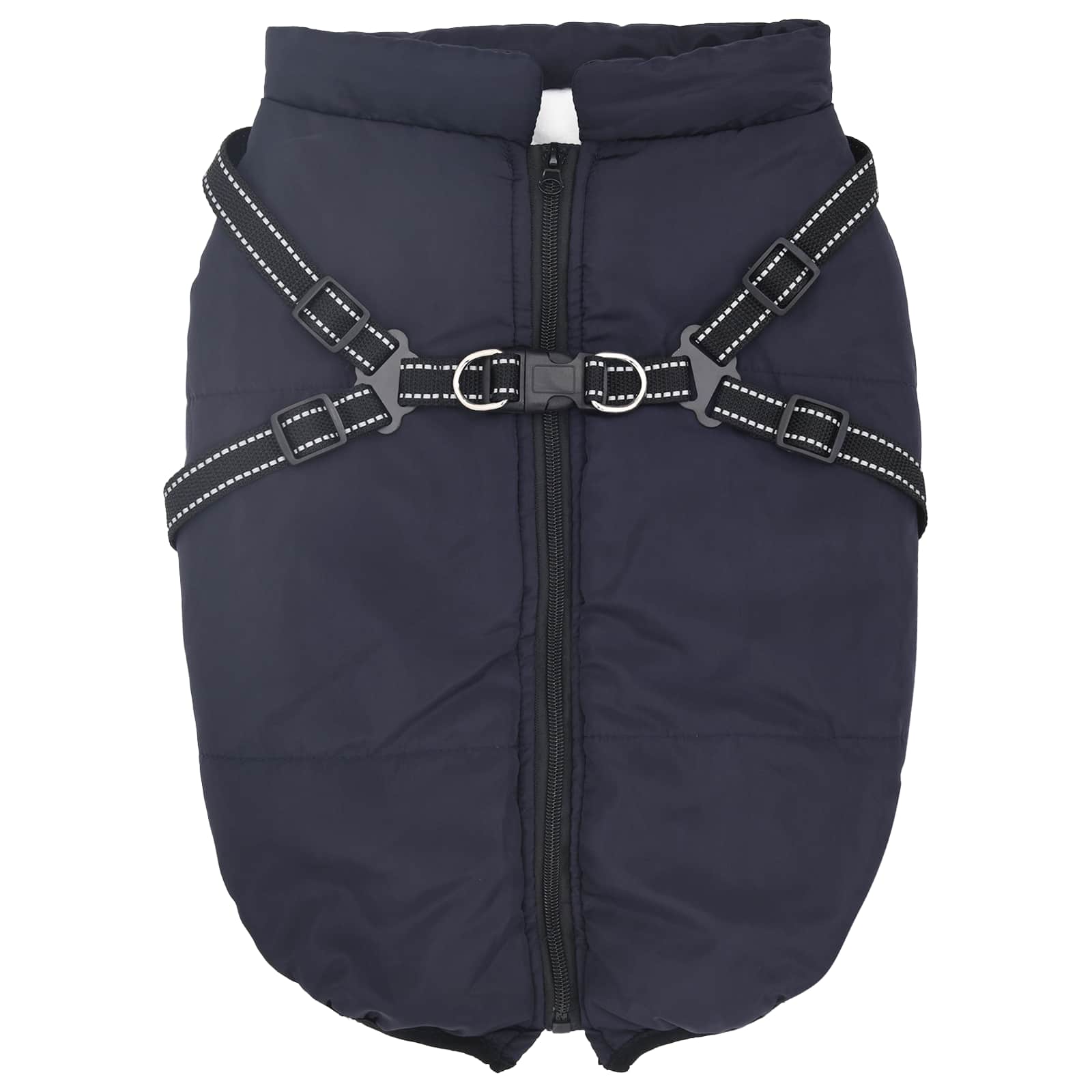 Hondenjas Marineblauw L68 Fleece en polyester