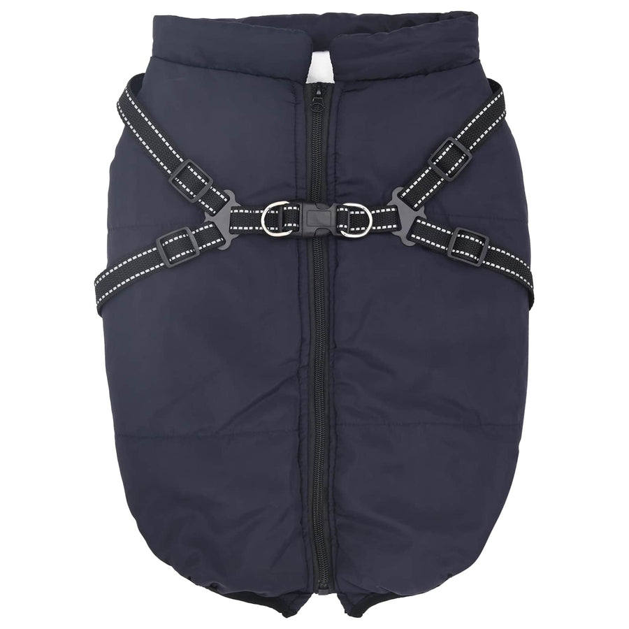 Hondenjas Marineblauw L68 Fleece en polyester
