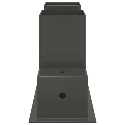 Houtstapel Steun 2 st Antraciet 34 x 10 x 15 cm Staal