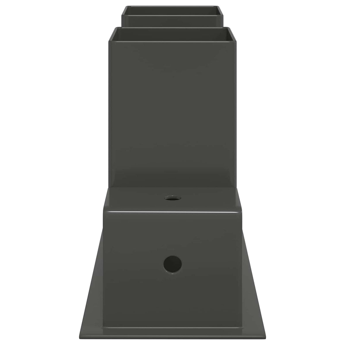 Houtstapel Steun 4 st Antraciet 34 x 10 x 15 cm Staal