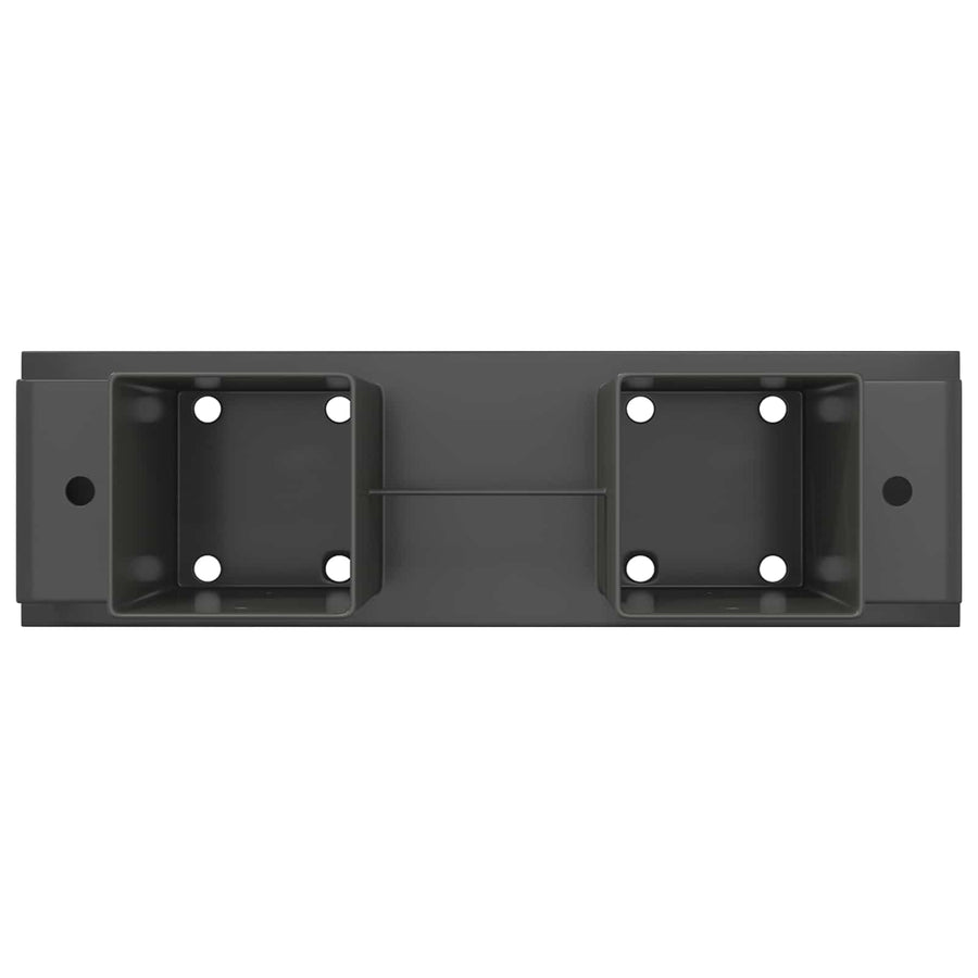 Houtstapel Steun 4 st Antraciet 34 x 10 x 15 cm Staal
